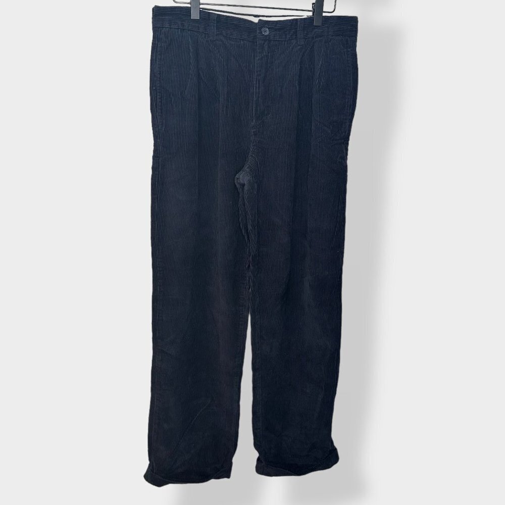 Izod Men's‎ Black Corduroy Pants
